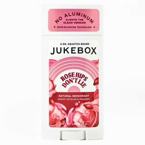 �W���[�N�{�b�N�X ���[�Y �q�b�v�X �h���g ���C �i�`������ �f�I�h�����g �A���~�j�E���t���[ ���f�B�[�X�p 75g Jukebox Rose Hips Don't Lie Natural Deodorant Aluminum Free Deodorant for Women, 2.65 oz �y������