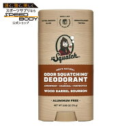 ドクタースクワッチ メンズ ナチュラルデオドラントスティック ウッドバレルバーボン 75g Dr. Squatch Wo…