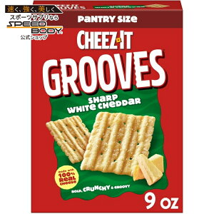 �`�[�Y�C�b�g �O���[���X �V���[�v�z���C�g�`�F�_�[ �N�����`�[�`�[�Y�N���b�J�[ 255g Cheez-It Grooves Sharp White Cheddar Crunchy Cheese Crackers 9 oz �y�����񂹏��i�z