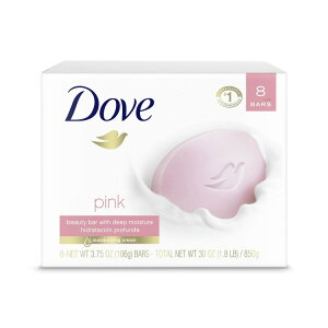�_�� �r���[�e�B�[�o�[ �o�X�\�[�v �s���N���[�U ���C�X�`�����C�W���O 106g 8���� Dove Beauty Bar Bath Soap Pink Rosa Moisturizing 3.75 oz 8 Bars �y�����񂹏��i�z�y���킹�Ĕ��������z
