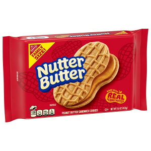 �i�b�^�[�o�^�[ �s�[�i�b�c�o�^�[�T���h�N�b�L�[ �t�@�~���[�T�C�Y 453g NUTTER BUTTER Peanut Butter Sandwich Cookies, Family Size, 16 oz �y�����񂹏��i�z