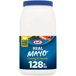 �N���t�g ���A���}�� �N���[�~�[���X���[�X �}���l�[�Y 3.78L �W���O Kraft Real Mayo Creamy & Smooth Mayonnaise, 1 gal Jug �y�����񂹏��i�z