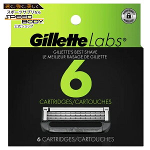 �W���b�g ���{ �����Y�J�~�\���֐n �p���P�A�o�[�t�� 6�Z�b�g Gillette Labs Men's Razor Blade Refills with Exfoliating Bar, 6 Refills �y�����񂹏��i�z