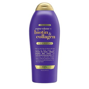 OGX �{�����[�}�C�W���O �r�I�`�����R���[�Q�� �V�����v�[ �t�@�C���w�A�p 750ml OGX Volumizing Biotin & Collagen Shampoo for Fine Hair 25.4 fl. oz �y�����񂹏��i�z
