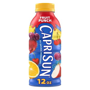 �J�v���T�� �t���[�c�p���`���� �W���[�X�h�����N ��355ml Capri Sun Fruit Punch Flavored Juice Drink Blend with other natural flavor, 12 oz Bottle �y�����񂹏��i�z