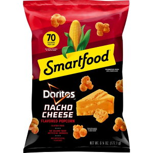 �X�}�[�g�t�[�h �|�b�v�R�[�� �h���g�X �i�`���`�[�Y�� 177.1g Smartfood Popcorn Doritos Nacho Cheese Flavored 6.25 Oz, Bag �y�����񂹏��i�z�y���킹�Ĕ��������z