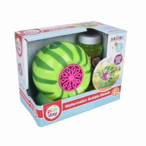 Play Day �E�H�[�^�[������ �o�u���u�����[ ����t���V���{���ʉt ��118mL 3�Έȏ�̂��q�l���� Play Day Watermelon Bubble Blower with 4oz Scented Bubble Solution, Children Ages 3+ �y�����񂹏��i�z