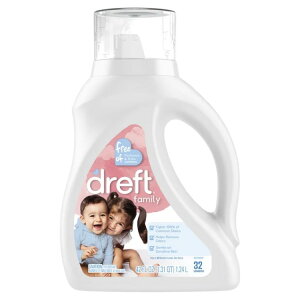 �h���t�g �t�@�~���[�p �t�̐����� ������ 1.24L 32�� Dreft Liquid Laundry Detergent for Family, Unscented Laundry Detergent, 42 fl oz, 32 Loads �y�����񂹏��i�z