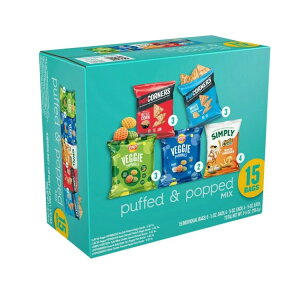 �t���g���[�X�i�b�N �p�t���|�b�v�~�b�N�X �o���G�e�B�p�b�N 15���� Frito-Lay Snacks Puffed & Popped Mix Variety Packs 9.75 Ounce, 15 Count �y�����񂹏��i�z