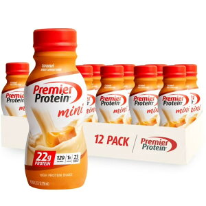 �v���~�A�v���e�C�� �V�F�C�N �L�������� ����ς���22g 259mL 12�{ Premier Protein Shake, Caramel, 22g Protein, 8.75 fl oz, 12 Ct �y�����񂹏��i�z