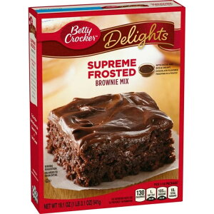 �x�e�B�N���b�J�[ �f�B���C�c �V���v���[�� �t���X�e�b�h �u���E�j�[�~�b�N�X 541g Betty Crocker Delights Supreme Frosted Brownie Mix, 19.1 oz �y�����񂹏��i�z