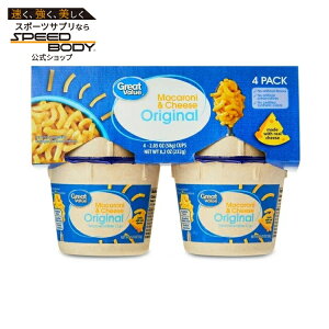 �O���[�g�o�����[ �I���W�i�� �}�J���j���`�[�Y 2.05oz 4���� Great Value Original Macaroni & Cheese, 2.05 oz, 4 Pack �y�����񂹏��i�z