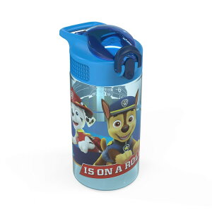 �U�b�N�f�U�C���Y �p�E�E�p�g���[�� �L�b�Y �E�H�[�^�[�{�g�� �X�g���[�t�� ��473mL �R��h�~ �v���X�`�b�N�{�g�� ������t�� Zak Designs Paw Patrol Kids Water Bottle with Straw, 16oz Leak-Proof Plastic Bottle 