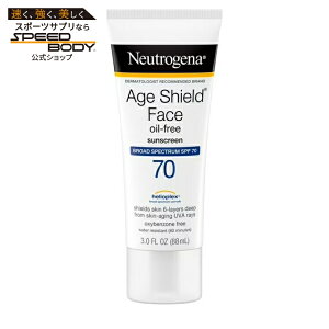 �j���[�g���W�[�i �G�C�W�V�[���h �t�F�C�X�p���Ă��~�� SPF70 �I�C���t���[ 88mL Neutrogena Age Shield Face Oil-Free Sunscreen, SPF 70 Sunblock, 3 fl oz �y�����񂹏��i�z