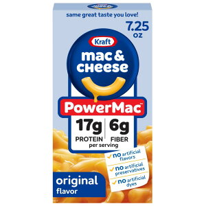 �N���t�g �p���[�}�b�N �}�b�N���`�[�Y �I���W�i���t���[�o�[ 206g Kraft PowerMac Mac and Cheese Original Flavor 7.25 oz �y�����񂹏��i�z
