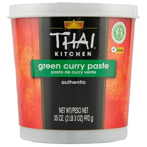�^�C�L�b�`�� �O���[���J���[�y�[�X�g 992g Thai Kitchen Green Curry Paste, 35 oz �y�����񂹏��i�z
