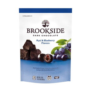 �u���b�N�T�C�h �_�[�N�`���R���[�g �A�T�C�[���u���[�x���[���� 595g Brookside Dark Chocolate, Acai and Blueberry Flavored 21 oz �y�����񂹏��i�z