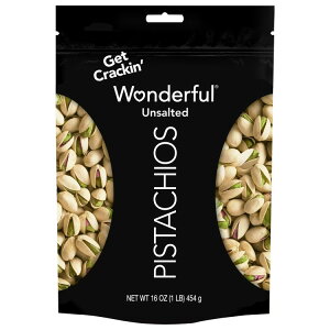 �����_�t���s�X�^�`�I �k�t�� ���[�X�g�����i�b�c 454g Wonderful Pistachios, In-Shell Roasted with No Salt Nuts, 16 Ounce �y�����񂹏��i�z