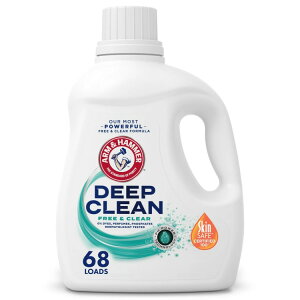 �A�[�����n���}�[ �f�B�[�v�N���[�� �t���[���N���A �t�̐����� 68�� Arm & Hammer Deep Clean Free & Clear Liquid Laundry Detergent, 102 fl oz, 68 Loads �y�����񂹏��i�z�y���킹�Ĕ��������z
