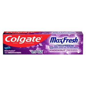 �R���Q�[�g �}�b�N�X�t���b�V�� �m�b�N�A�E�g �~���g �������� 178g Colgate MaxFresh Knockout Mint Toothpaste, 6.3 oz �y�����񂹏��i�z