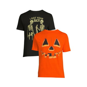 �y�E�H���}�[�gPB�z�E�F�C�g�D�Z���u���[�g T�V���c �����Y 2���Z�b�g �n���E�B�� Halloween Men's and Big Men's Costume Graphic Tees, 2-Pack �y�����񂹏��i�z