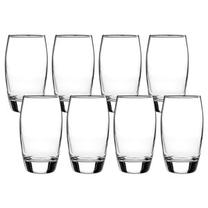 �y�E�H���}�[�g�u�����h�z���C���X�e�C�Y �O���X�Z�b�g 8�_ Mainstays Ellendale 8-Piece 16 oz Glass Drinkware Set �y�����񂹏��i�z