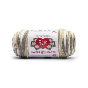 ���b�h�n�[�g AIO �X�C�[�g�n�[�c �A�N�������[�� #4 �~�f�B�A�� �s���A�I�u�n�[�g 8.8oz 440���[�h Red Heart AIO Sweet Hearts #4 Worsted (Medium) Acrylic Yarn, Pure Of Heart 8.8oz �y�����񂹏��i�z