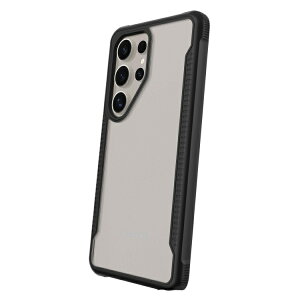 �I�� ��d�\���P�[�X �u���b�N �N���A GalaxyS24 Ultra�Ή� onn Dual-Layer Phone Case for Samsung Galaxy S24 Ultra - Black/Clear �y�����񂹏��i�z
