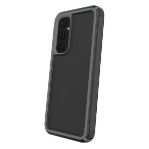 �I�� �X�����ϏՌ��P�[�X �u���b�N �O���[ GalaxyA35 5G�Ή� onn Slim Rugged Phone Case for Samsung Galaxy A35 5G, Black/Gray �y�����񂹏��i�z