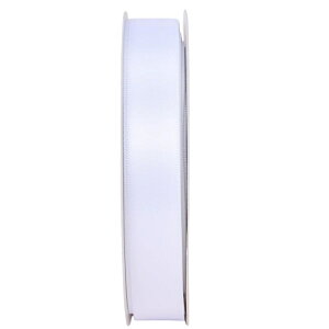 ���}���{�� �z���C�g �Жʃ��K���{�� ��1.6cm��×��22.9m Yama Ribbon, Mega Single Face Ribbon White 0.625inch x 75 feet �y�����񂹏��i�z