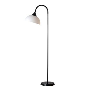 �y�E�H���}�[�g�u�����h�z���C���X�e�C�Y �O�[�X�l�b�N�t���A�����v ��180cm �u���b�N Mainstays 71inch Modern Jelly Gooseneck Floor Lamp, Black, Adult �y�����񂹏��i�z
