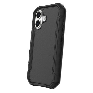 �I�� MagSafe�Ή��ϏՌ��P�[�X �u���b�N iPhone16�Ή� onn MagSafe Compatible Rugged Phone Case for iPhone 16 - Black �y�����񂹏��i�z
