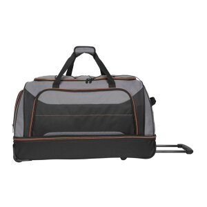 �v���e�[�W �ꕔ�Ɨ����[�t���L�����[�I�� ���[�����O�_�b�t���o�b�O ��76.2cm �u���b�N�E�O���[ Protege 30 in Rolling Drop-Bottom Carry On Duffel Bag for Travel, Black and Gray �y�����񂹏��i�z