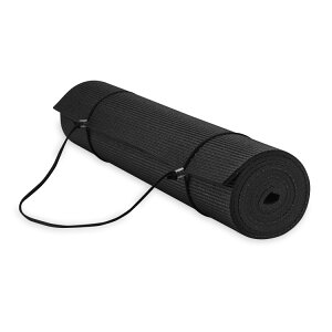 �K�C�A�� �G�b�Z���V�����Y ���K�}�b�g ����6mm �u���b�N Gaiam Essentials 6mm Yoga Mat, Black �y�����񂹏��i�z