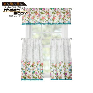 �y�E�H���}�[�g�u�����h�z�p�C�I�j�A�E�[�}�� �J�[�e���Z�b�g 3�_ ��152×36cm The Pioneer Woman Blooming Bouquet 3 Piece Tier Set, Multi, Recycled Polyester, BCI Cotton �y�����񂹏��i�z