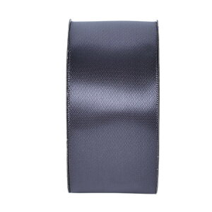 �O�E�F���X�^�W�I �_�[�N�O���[ �T�e�����{�� ��3.8cm��×��3.7m Gwen Studios 1.5inch Dark Gray Satin Ribbon, 4 Yards �y�����񂹏��i�z