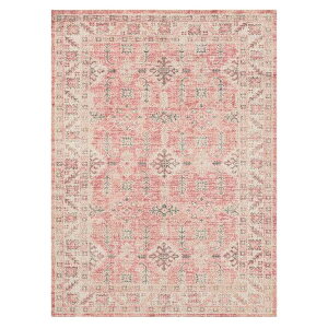 �y�E�H���}�[�g�u�����h�z���C���X�e�C�Y ���[�p�C�����O �s���N ��152×213cm Mainstays Zula Acacia Low Pile Stain/Fade Resistant Polyester Indoor Area Rug, Pink, 5' x 7' �y�����񂹏��i�z