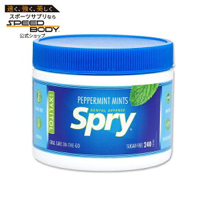 �X�v���C �p���[�y�p�[�~���g �L�V���g�[������ �V���K�[�t���[ 240�� 114g XLEAR�i�L�V���A�jSpry Power Peppermints with Xylitol 240Count 144g XLEAR (�L���V�A)�y�����񂹏��i�z�y���킹�Ĕ��������z