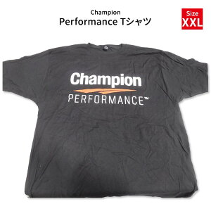 �`�����s�I�� �p�t�H�[�}���X T�V���c �u���b�N Champion Performance T-shirt Black XXL-size with Horizontal Logo �C�O �l�C T�V���c �u���b�N XXL�T�C�Y �g���[�j���O �E�F�A ���i�� ������