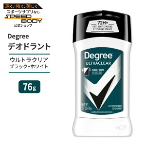 Degree Men ���[�V�����Z���X �E���g���N���A �u���b�N&�z���C�g �f�I�h�����g �� �j�I�C�΍� 76g (2.7oz)Degree Men MotionSense UltraClear Black+White Antiperspirant Deodorant Stick 2.7 oz