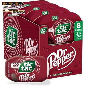 �`�b�N�^�b�N �|�P�b�g�T�C�Y�~���g �h�N�^�[�y�b�p�[���� 98g × 8�p�b�N Tic Tac Pocket-sized Mints, Dr Pepper Flavored 8 pack, 3.4 oz Each �y�����񂹏��i�z