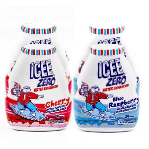 �A�C�V�[ �[���J�����[ ���L�b�h�E�H�[�^�[�G���n���T�[ �t���[�o�[�h���b�v 48ml 4�p�b�N ICEE Zero Calorie Liquid Water Enhancer Flavor Drops 1.62 Fluid Ounces Pack of 4 �y�����񂹏��i�z