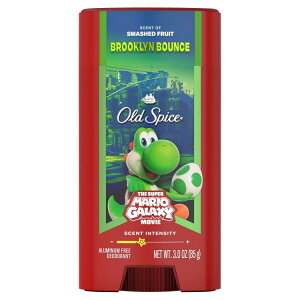 [�����]�I�[���h�X�p�C�X �f�I�h�����g �X�[�p�[�}���I�M�����N�V�[���[�r�[ �X�����X�[�p�[ �u���b�N�����o�E���X �X�}�b�V���h�t���[�c 85g Old Spice Deodorant Super Mario Galaxy Movie Smell Super Broo