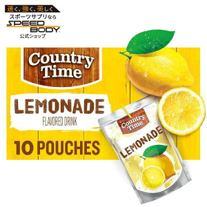 �J���g���[�^�C�� �����l�[�h �t���[�o�[�h�����N 10�ܓ��� Country Time Lemonade Flavored Drink with Other Natural Flavor 10 Pouches �y�����񂹏��i�z