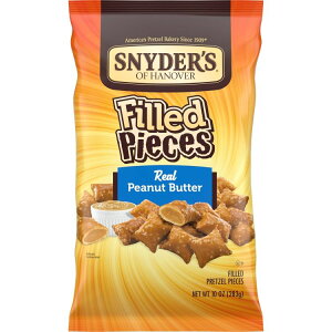 �X�i�C�_�[�Y �I�u �n�m�[�o�[ �v���b�c�F�� �s�[�X �s�[�i�b�c�o�^�[���� 283g Snyder's of Hanover Pretzels Pieces, Peanut Butter Filled, 10 Ounce Bag �y�����񂹏��i�z