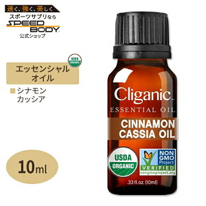 NKjbN I[KjbN GbZVIC ViJbVA 10ml (0.33fl oz) Cliganic Organic Cinnamon Cassia Essential Oil  A}IC L@
