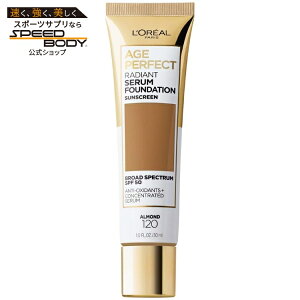 �����A���p�� �G�C�W�p�[�t�F�N�g ���f�B�A���g �Z���� �t�@���f�[�V���� SPF 50 �A�[�����h L'Oreal Paris Age Perfect Radiant Serum Foundation with SPF 50, Almond �y�����񂹏��i�z