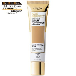 �����A���p�� �G�C�W�p�[�t�F�N�g ���f�B�A���g �Z���� �t�@���f�[�V���� SPF 50 �S�[���f���T�� L'Oreal Paris Age Perfect Radiant Serum Foundation with SPF 50, Golden Sun �y�����񂹏��i�z