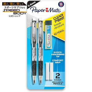 �y�[�p�[���C�g �N���A�|�C���g�V���[�v�y���V�� HB 0.5mm �����S�� �ւ��c�t Paper Mate Clearpoint Break-Resistant Mechanical Pencils �y�����񂹏��i�z�y���킹�Ĕ��������z