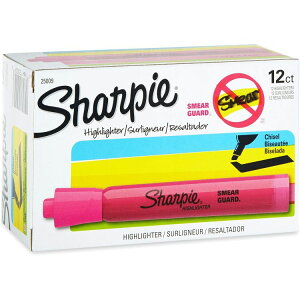 �V���[�s�[ �^���N�X�^�C���u���y�� �`�[���`�b�v �u���s���N 12�{���� Sharpie Tank Style Highlighters, Chisel Tip, Fluorescent Pink, Box of 12 �y�����񂹏��i�z�y���킹�Ĕ��������z